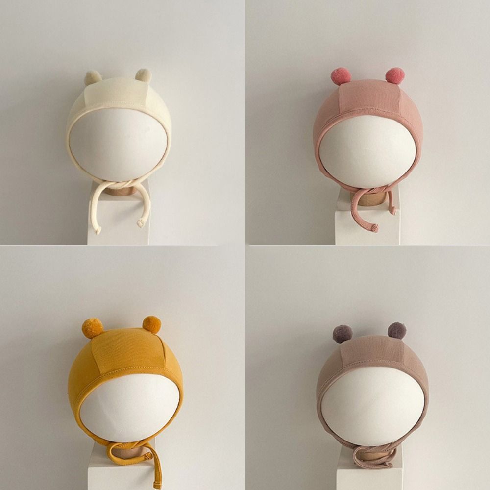 Thin Windproof Children's Cap No Brim Newborn Infant Hats Hip Hop Baby Beanie Caps  Newborn Use