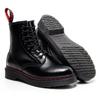 Женские ботинки Dr. Martens из мягкой кожи с красной строчкой, парные короткие ботинки, кожаные ботинки для мужчин и женщин, круглая голова, тренд, мотоциклетные ботинки