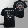 BATHORY Козлиная пентаграмма Логотип Металлическая футболка S M L XL НОВАЯ