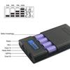 Battery Storage Boxes Mobile Power Pack LCD Screen Real-time Display Dual USB Output Interfaces Anti-slip Power Bank