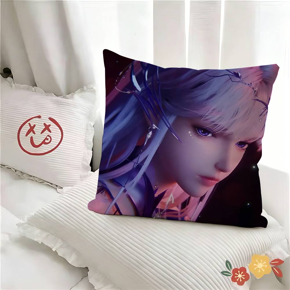 pc Fantasy Anime DDivine Seal Throne Pillow Case Fashion Square Pillowcase Bedroom Sofa Room Ins Decoration Leisure