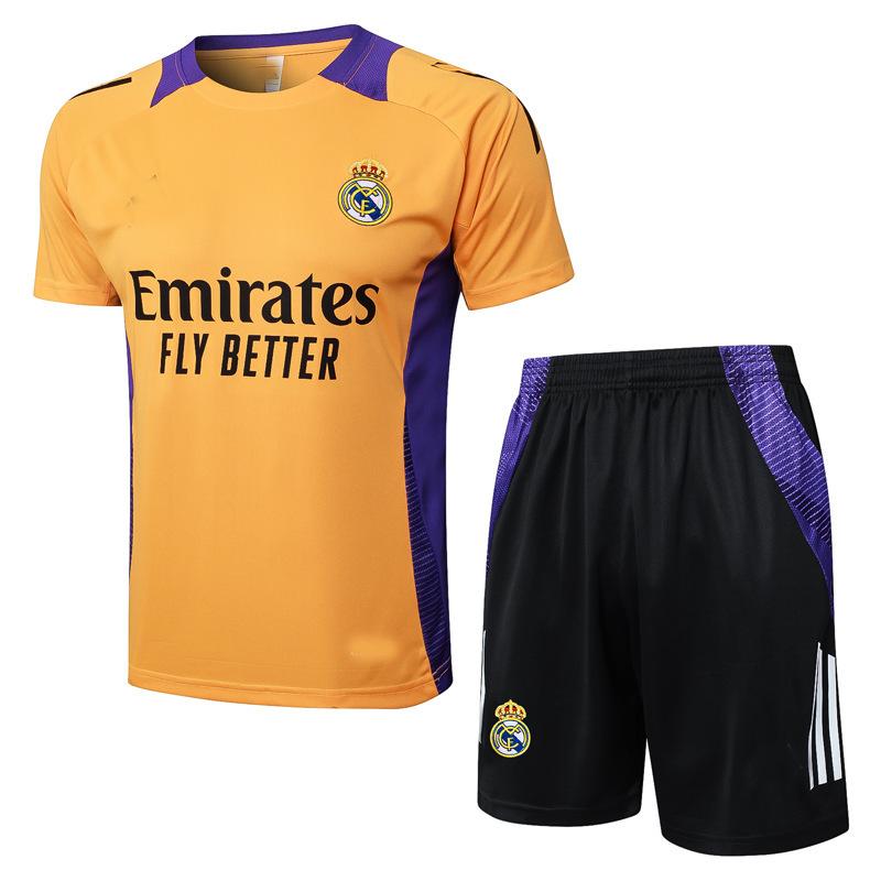 Football Training Jersey 2425 Riyadh Chelsea Barcelona Paris Real Madrid Arsenal Jersey Short-Sleeved Set