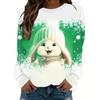 Western Cross-Border Christmas Element Printed Round Neck Long Sleeve Pullover Loose Fashion Sweatshirt