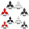 1PCS 46mm For Mitsubishi ASX Ralliart Lancer Cordia Pajero Outlander Eclipse L200 Car Steering Wheel Center Sticker Emblem Badge