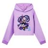 5625 Kids Girls Lily Lovebraids Printed Short Regular Fit Long Sleeves Hoodies