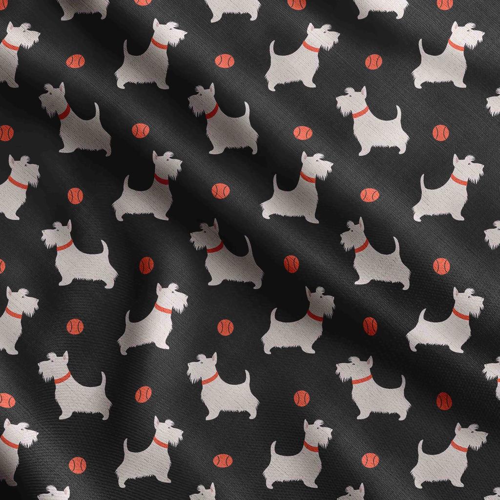 Soimoi Принт собаки, хлопковый батист, ткань для квилтинга, продаваемая во дворе, ширина 42 дюйма, хлопчатобумажная ткань средней плотности, швейные принадлежности, бежевый и