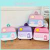 Cute Cartoon House Style Kids Backpack For Boys And Girls Breathable Oxford Cloth Design