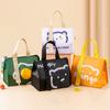 Portable Thermal Lunch Box Bags Food Storage Handbags Travel Picnic Pouch