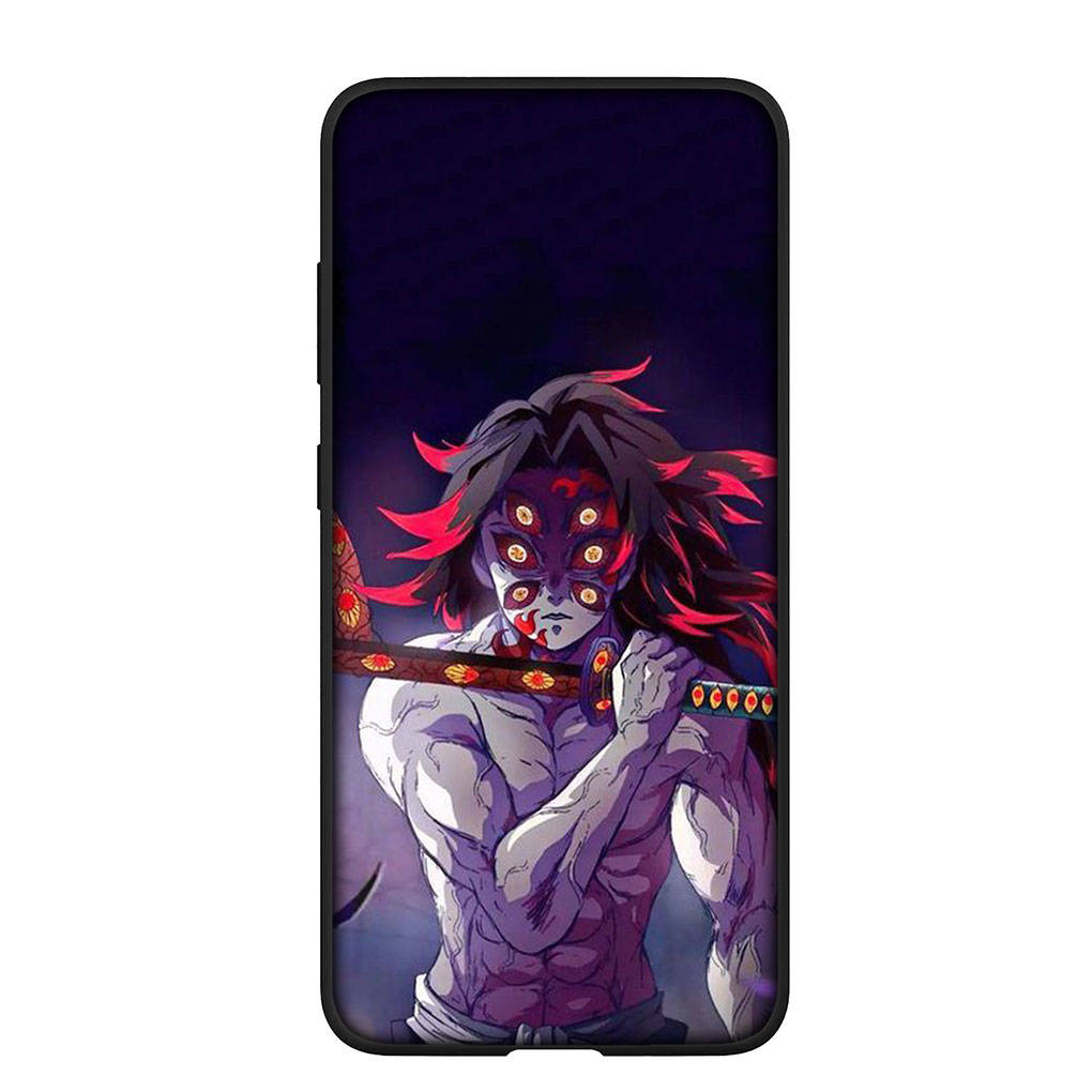 Чехол для телефона Samsung Galaxy S25 S24 S23 iPhone 16 15 Xiaomi Redmi Note 14 13 12 16E X Pro Max OPPO Moto Huawei Kokushibo Demon Slayer Tanjirou Cover