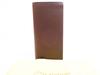 Authentic Nomade Leather Dark Brown Long Wallet Portefeuille Brazza #6706 Refurbished