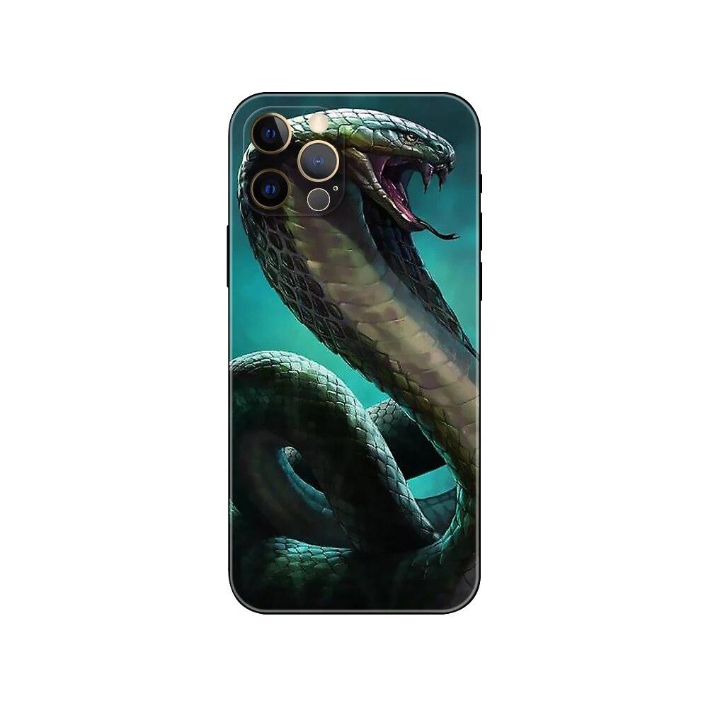 Чехол для телефона со змеей для iPhone Samsung Galaxy Redmi Xiaomi Oppo OnePlus Note SA 7 8 9 10 11 12 13 14 20 21 22 23 53 54 Pro Max Plus Ultra TPU Soft