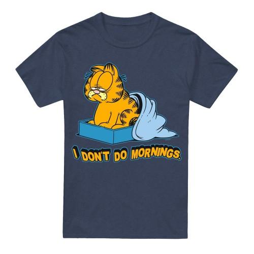 Garfield Unisex Adult I Don´t Do Mornings T-Shirt