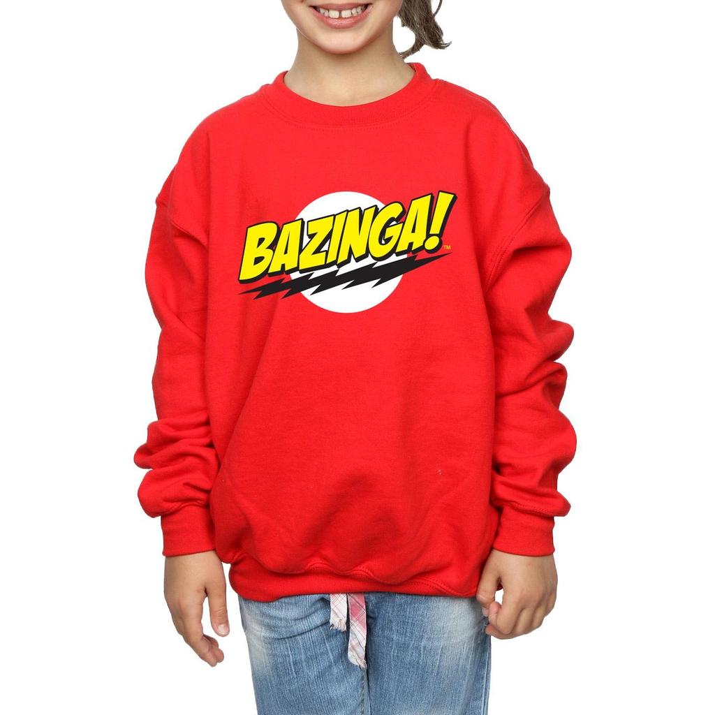 The Big Bang Theory Girls Sheldon Bazinga Sweatshirt