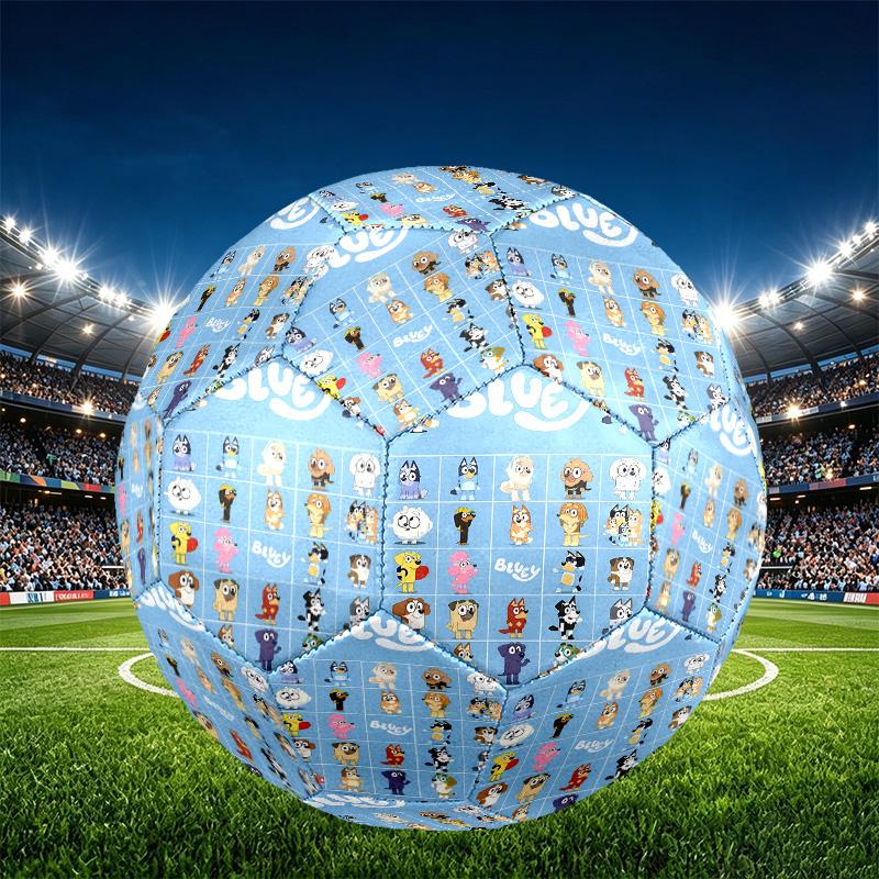 Bluey Print Size 5 Soccer Ball, PU Wear Resistant Football for Match Training and Daily Practice, Birthday Gift for Soccer Fans