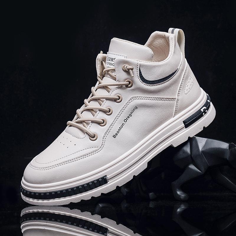 Мода Новая Платформа Мужская Мода Шнуровка Кеды Универсальные Спортивные Противоскользящие Повседневные Модные Рабочие Одинарные Туфли Zaoatillas Hombre