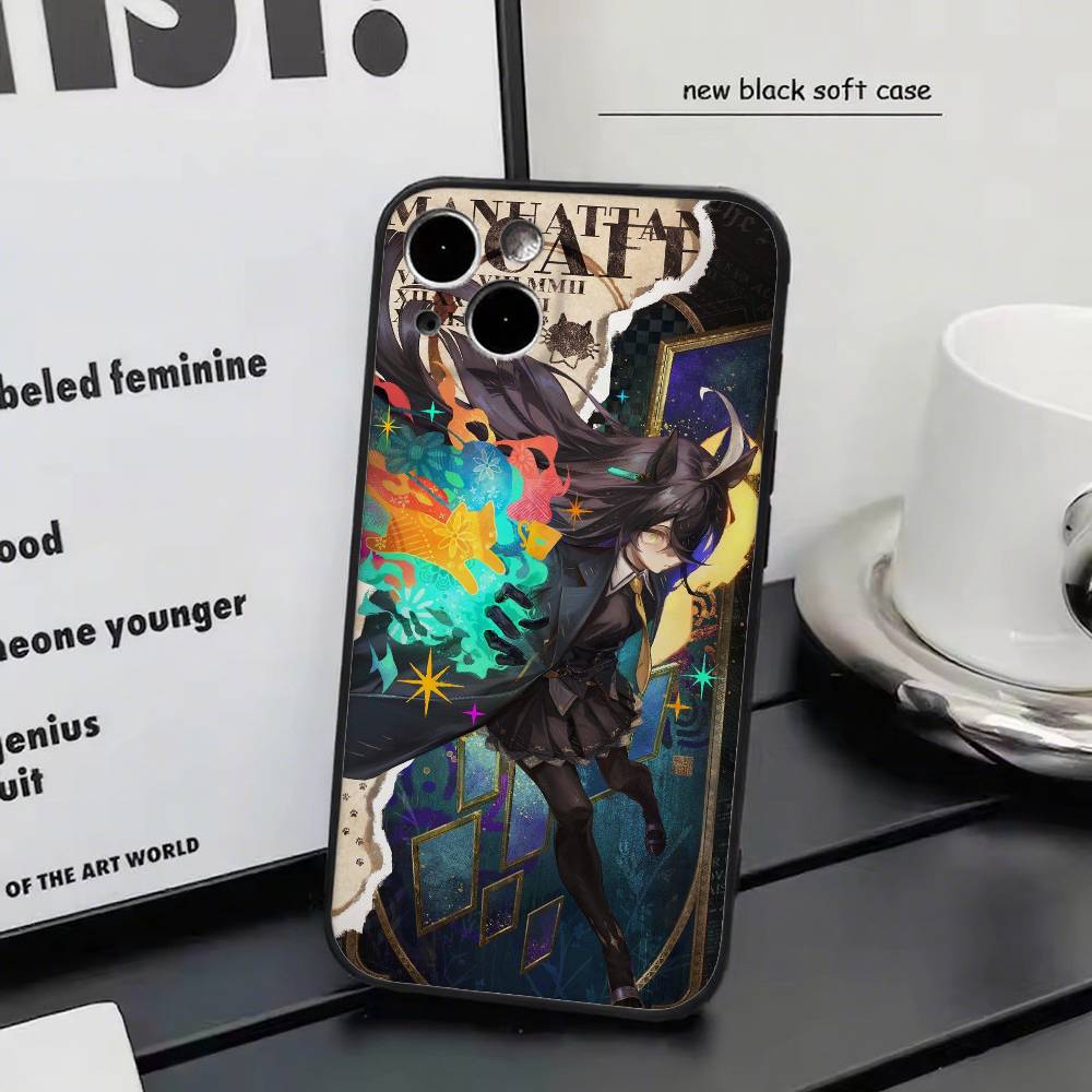 Чехол для телефона Manhattan Cafe Anime U-Uma Musume Pretty Derby Силиконовый Мягкий Для IPhone 17 Air 16 15 14 13 12 11 Plus Pro Max Plus
