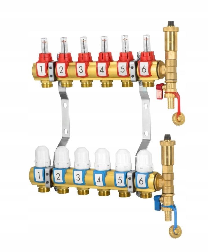 Underfloor Heating Distributor 4 Circuits