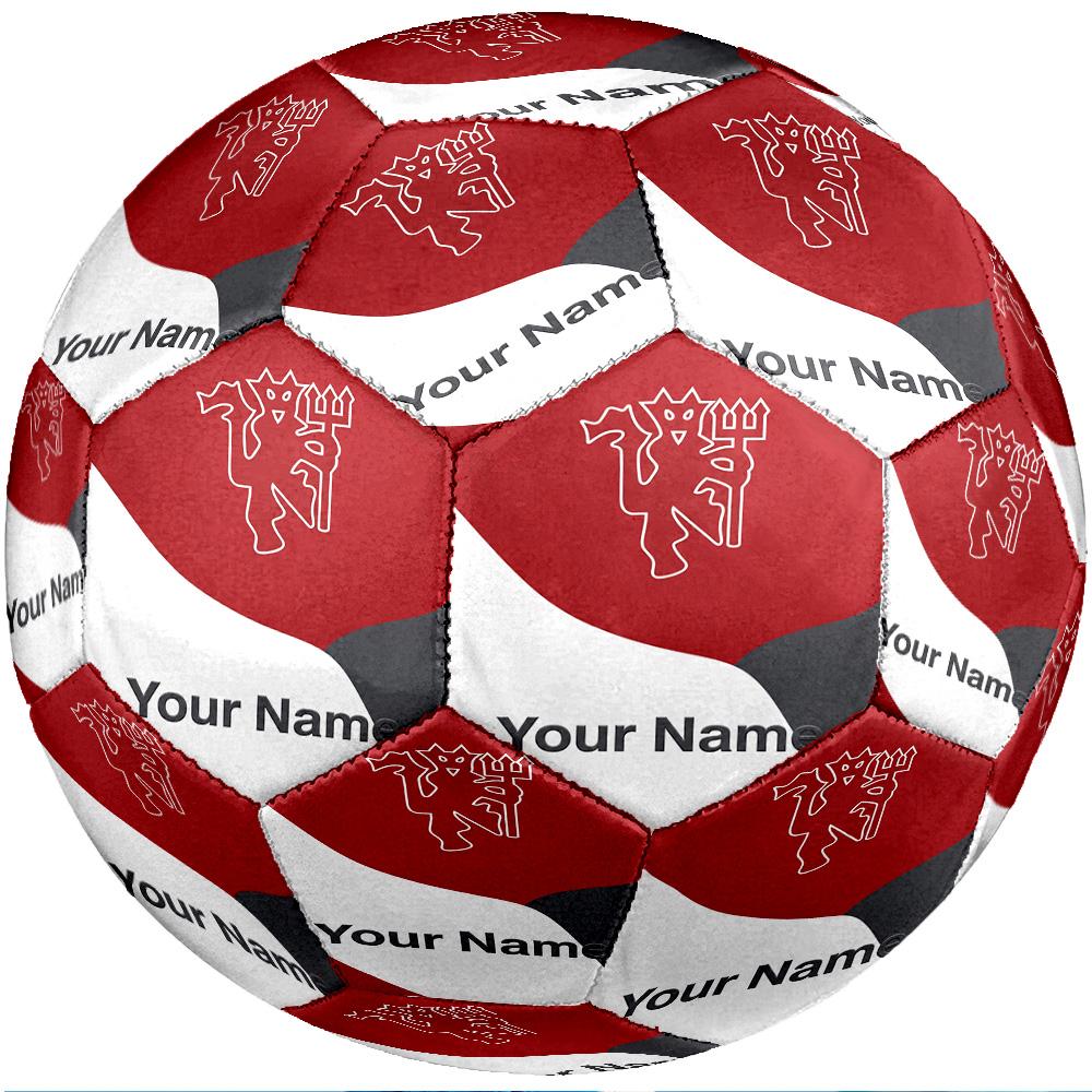 Manchester United Fashion Size 5 Football Wearproof Non‑Slip Soccer Ball For Sports Training Entertainment Use