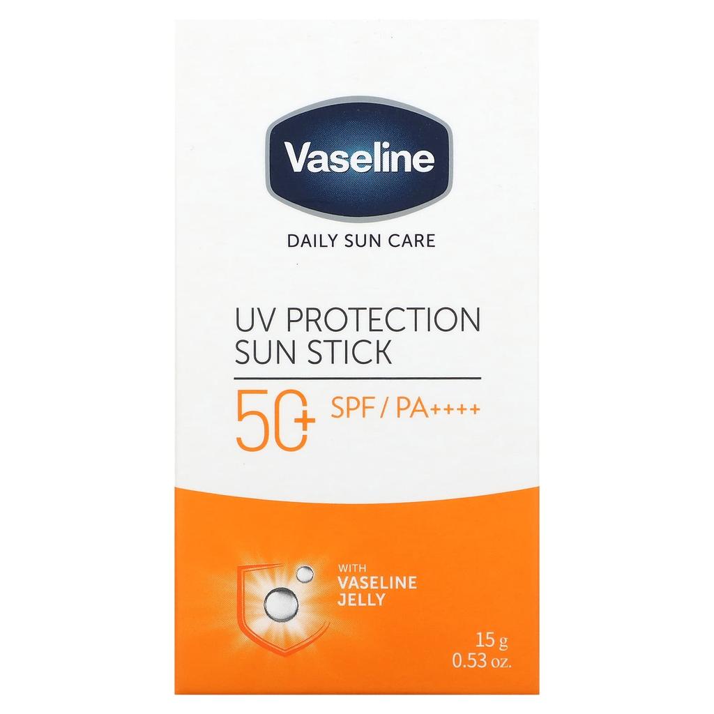 Vaseline Ежедневный уход за кожей, солнцезащитный карандаш с защитой от УФ-излучения, SPF 50+ PA++++, 15 г (0,53 унции)