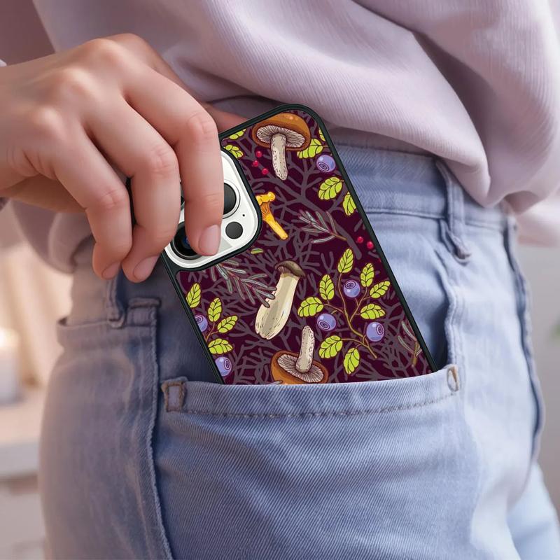 Mushroom Phone Case For iPhone 17 Air 15 16e 14 13 Pro Max Coque 12 11 Pro Max PLUS cover