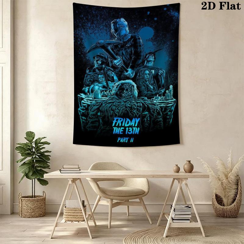 Nightmare Elm Street Tapestry Tapestry Fashion Print Background Cloth Homestay Soft Decoration Tapestry Work Of Art Christmas Gift