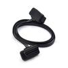 100cm 60cm Flat Thin As Noodle OBD2 OBDII OBD 16Pin ELM327 Male To Female Elbow Extension Cable Diagnostic Scanner Connector