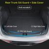 Накладка на порог заднего багажника для Tesla Model Y Juniper Launch 2025 2025 Защитные коврики на порог багажника TPE Защита зоны загрузки Боковые вставки