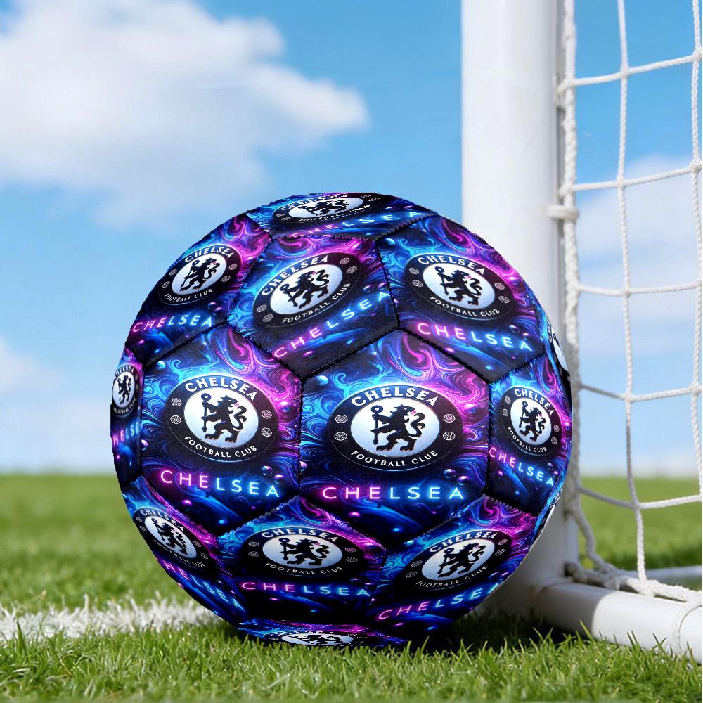 Chel-sea Fc Printed Size 5 Soccer Balls, High-Quality, Anti-Slip, Protective Football, A Unique Gift , Birthdays, Christmas Gifts