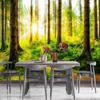 Природа пейзаж фреска лес 3d обои гостиная спальня домашний декор лес обои