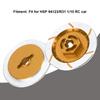 4pcs Aluminum Alloy Wheel Brake Disc Accessory Fit for HSP 94123 R31 1 10 RC CarYellow