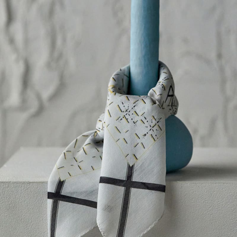 ANA MAISON A fine lady Silk Wool Petit Scarf [PMPsw-1417]