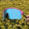 Neon Cycling Glasses Outdoor Sports Bicycle Sunglasses UV400 Men MTB Cycling Glasses Women Road Bike Sunglasses