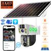 LS VISION 4K 8MP Dual Lens V380 Pro 4G SIM Card Wifi Solar Battery PTZ Outdoor Wireless Bidirectional Call Security CCTV Auto Tracking Camera