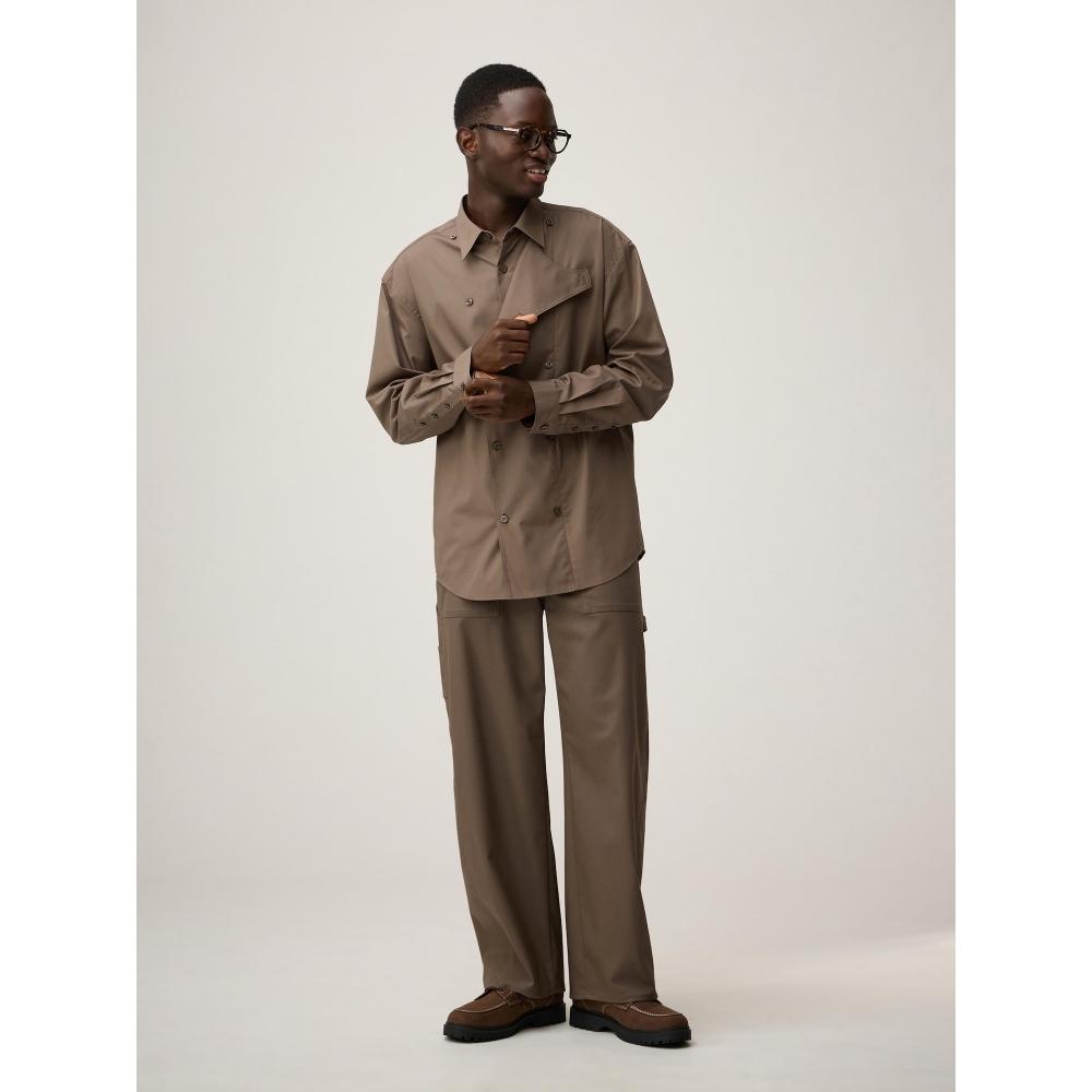 GU by Uniqlo Брюки-маляры Rokh с широкими штанинами