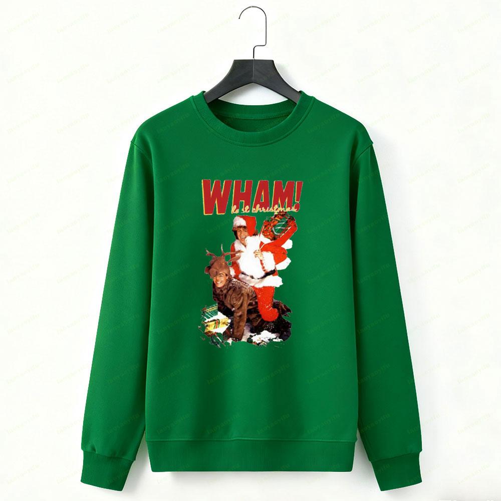 Wham Last Christmas Свитер Ретро 80-х Группа Рождественский Женский Худи Смешной Любитель Музыки Рождественская Одежда Классический Праздничный Подарок Толстовка