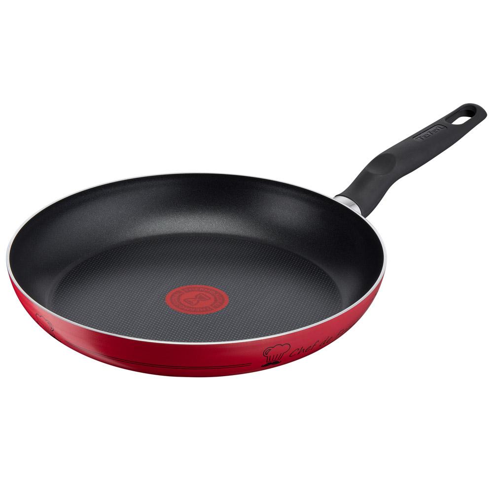Tefal VALIDE COOK Titanium Nonstick Frying Pan (20~30cm) Dishwasher Oven Safe No PFOA Red