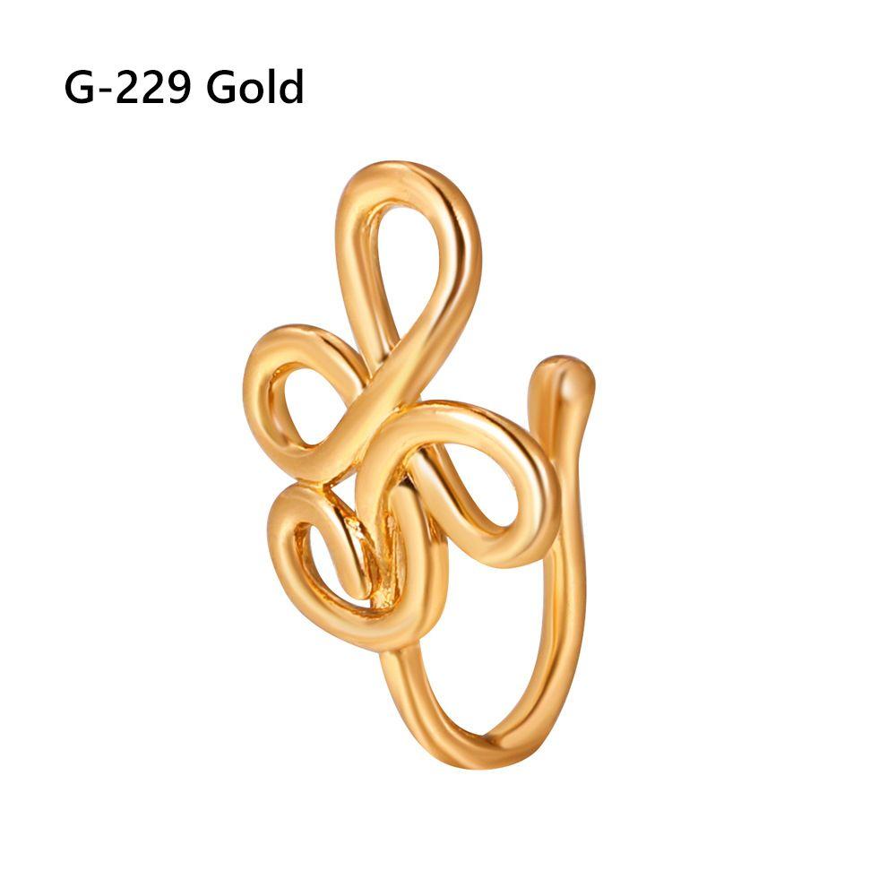 Crystal Nose Cuffs Fake Nose Cuff Non-Piercing Clip-On Nose Ring Nose Ring Cuffs African Nose Cuff