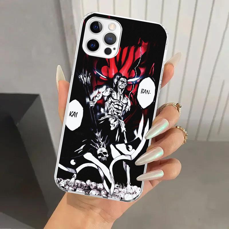 Чехол для телефона Bleach Zaraki Kenpachi для Iphone 17 Air 16 15 Plus 14 13 Mini 12 11 Pro Max 16E 7 8 SE 2020 Мягкий чехол с принтом 1