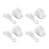 4 Pair RV Door Holder Retainer Nylon Storage Door Catch Latch Clip for Boat Trailer Camping Car