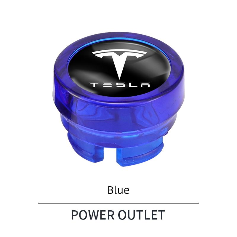 UBFMQ1 Car Ignition Device Lighter Cap Dust Proof Cover Accessories For Tesla Model 3 Y Roadster Cybertruck Juguete Coil S X Bonina