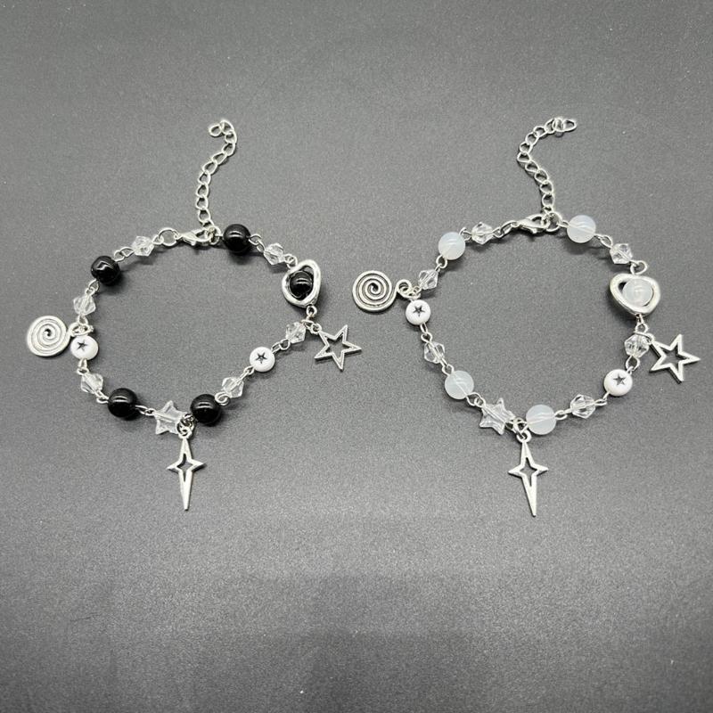 Браслет из бисера ручной работы с уникальным кулоном в форме звезды Привлекательный и стильный Кулон Браслет из бисера Шикарные Декорации для руки