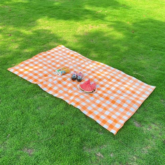Plaid Disposable Tablecloth Waterproof Checkered Table Cover Outdoor Tablecloth for Picnic Camping Barbecue Parties