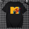 Графическая футболка MTV Music Television Женская Смешная Унисекс Одежда Мода Хип-Хоп ТВ Футболка Большого Размера 100% Хлопок Унисекс Футболка