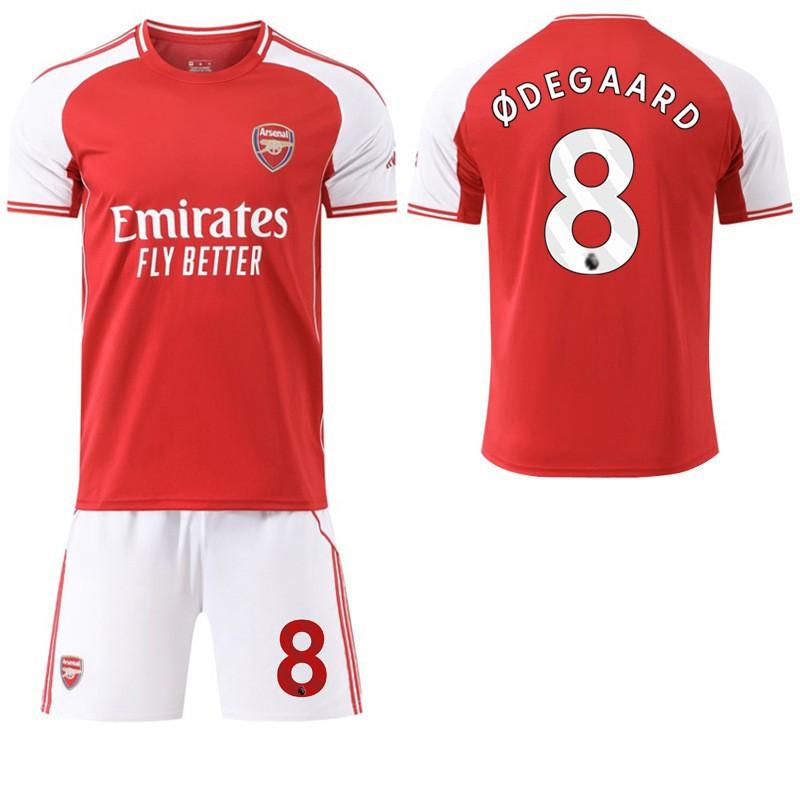 Arsenal Home Football Set - No. 14 Yorcres, No. 41 Rice, No. 7 Saca, No. 8 Oldgao 2526 Season Jersey