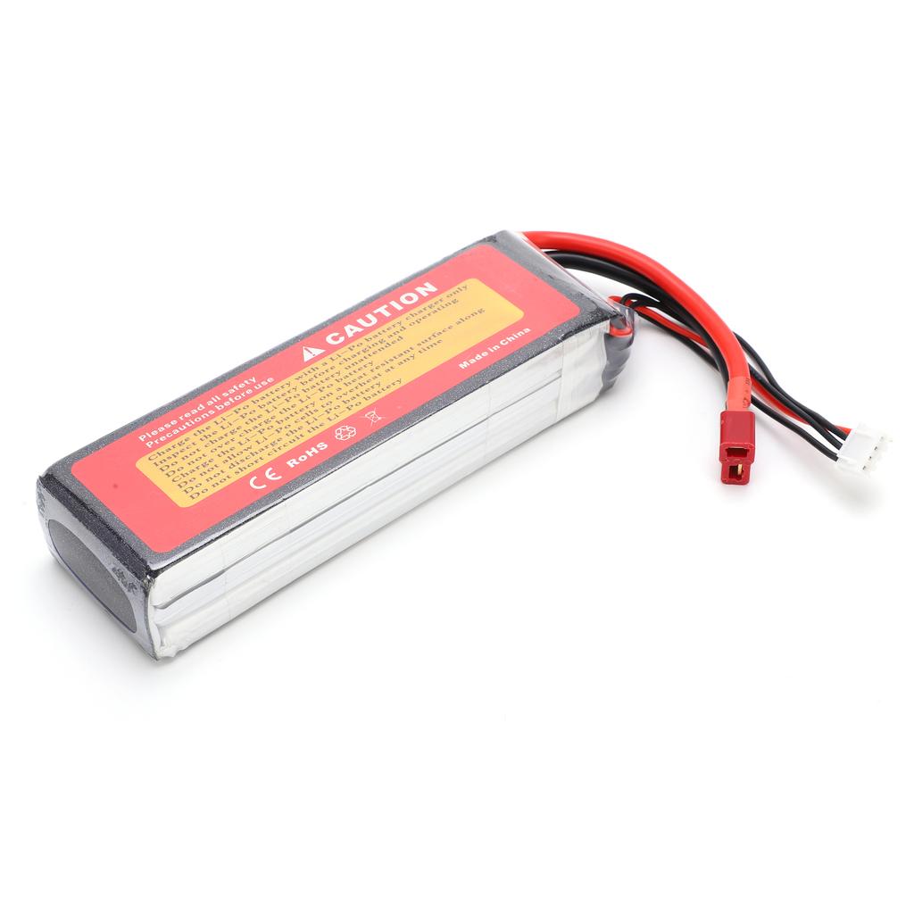 11.1V 5000mAh 3S 40C Lipo Battery Pack with T Plug RC Battery for RC Car Boat Helicopter Drones