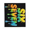 Six Seven Meme Blanket - Soft Flannel All-Season Couch Bedspread with S7M Logo Design, Unisex Gift for Home Decor, Birthday
