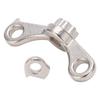 2 Pcs Silver Bike Crank Adjustment Tool Built-in Hooks Crank Removal Tool for Shimano Mountain Bike