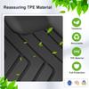 For Polestar 4 2023 2024 Car Floor Mats Cargo Liner Trunk Pad TPE 3D Foot Mat Waterproof All Weather BLACK