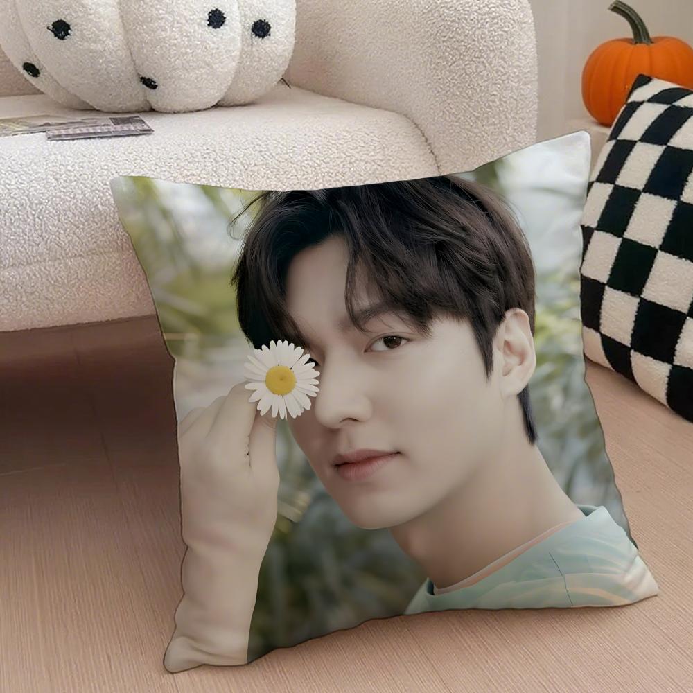 Handsome Korean Actor LLee Minho Cushion Cover Throw Pillow Cover Hidden Button Durable Polyester Chair Cushion