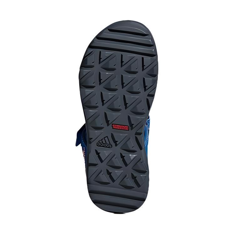Adidas Captain Toey K Slip Resistant Abrasion Resistant Sandal Blue Kids Kids' BC0703